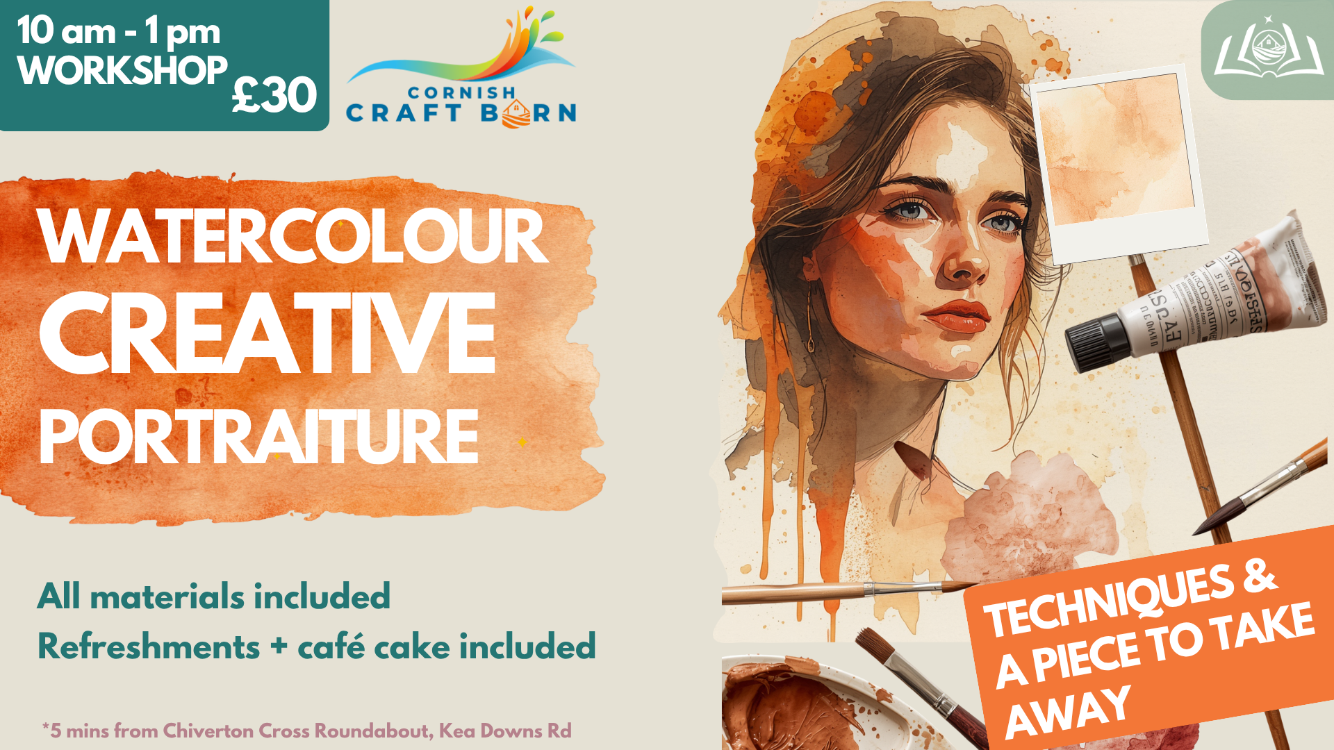 Creative Portraiture: Watercolour & Mixed Media