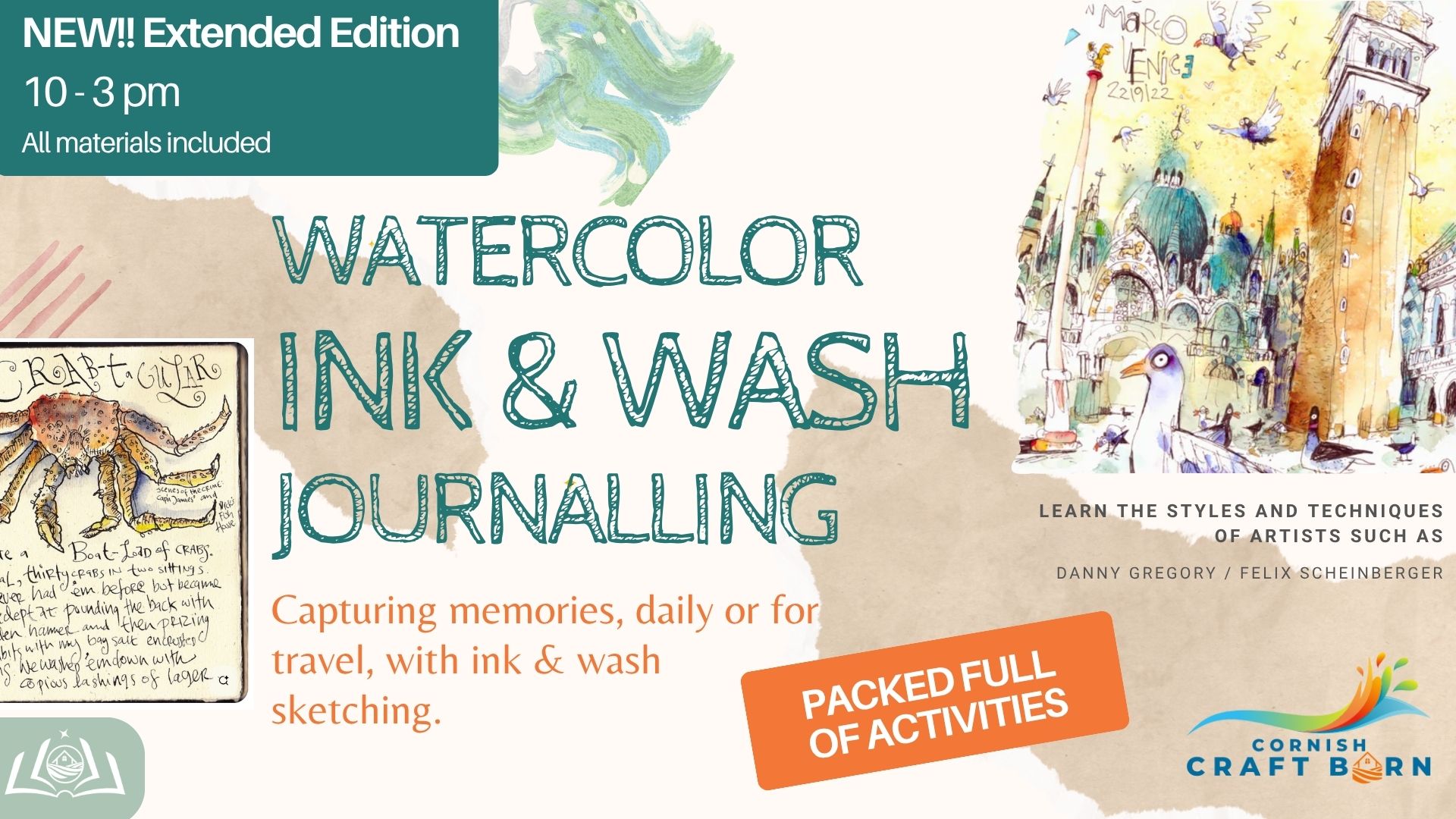 Ink & Wash Travel Journalling
