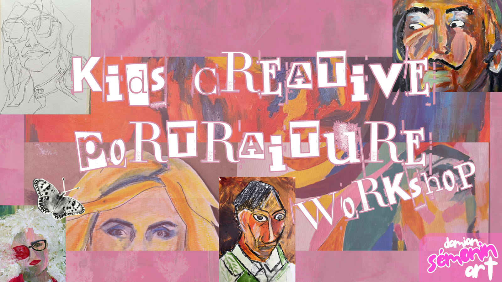 Creative Portraiture for Young Artists (ages 8–12)