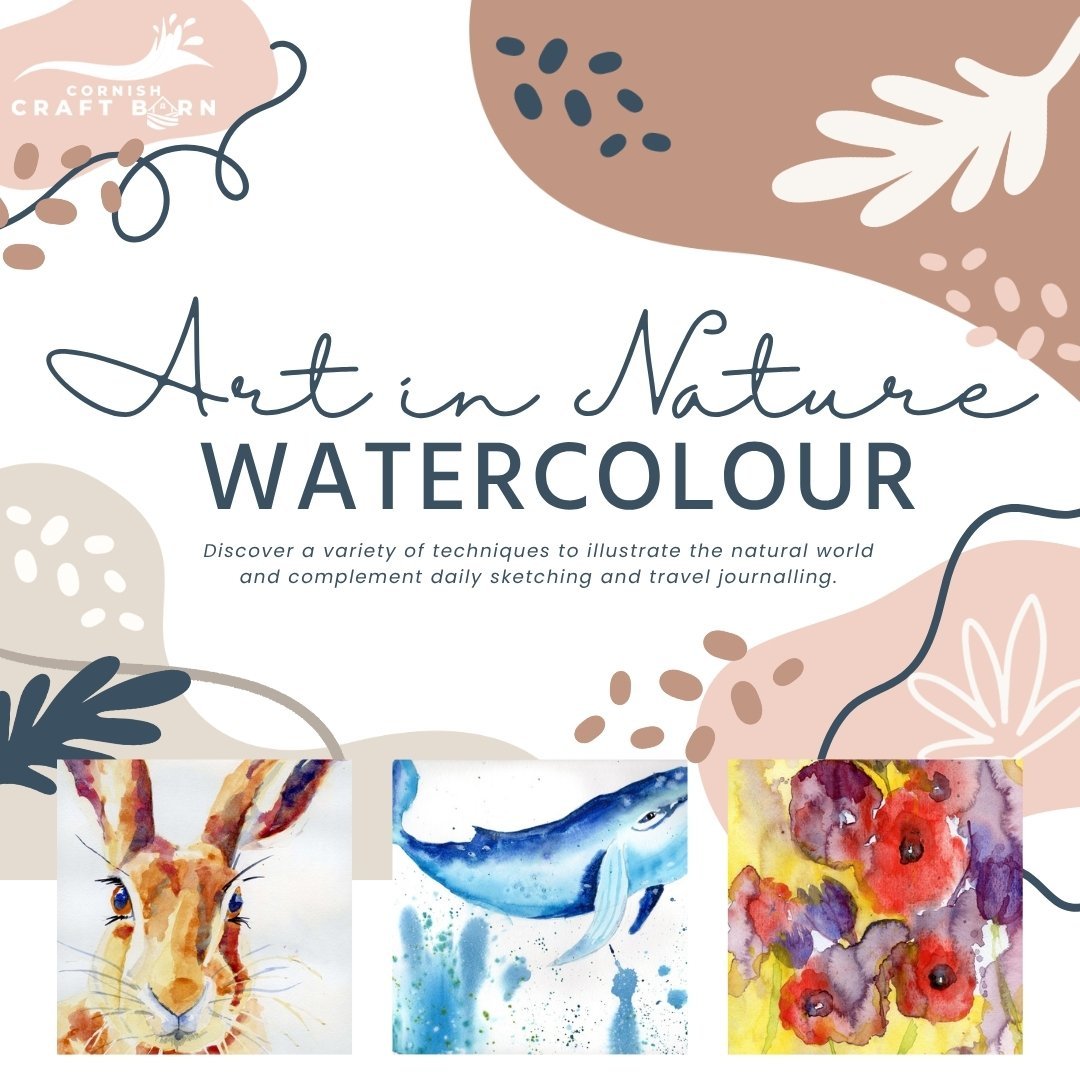 Watercolour workshop at the Cornish Craft Barn